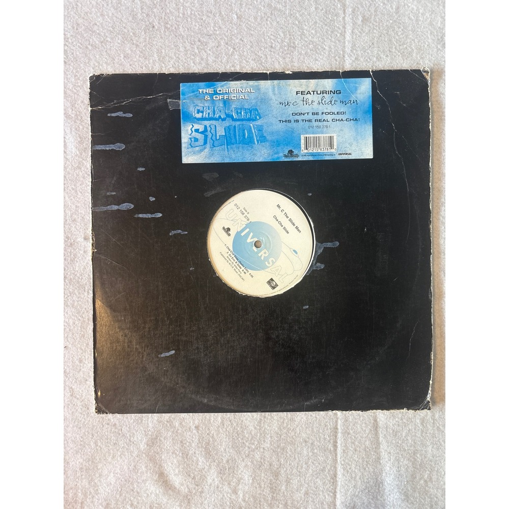 Mr. C The Slide Man Cha-Cha Slide 12" Vinyl Single 2000 Universal 012 158 378-1